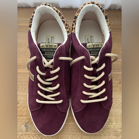 New Vintage Havana JORDY - BURGUNDY
LEOPARD MULTI Size 11 - Picture 3 of 12